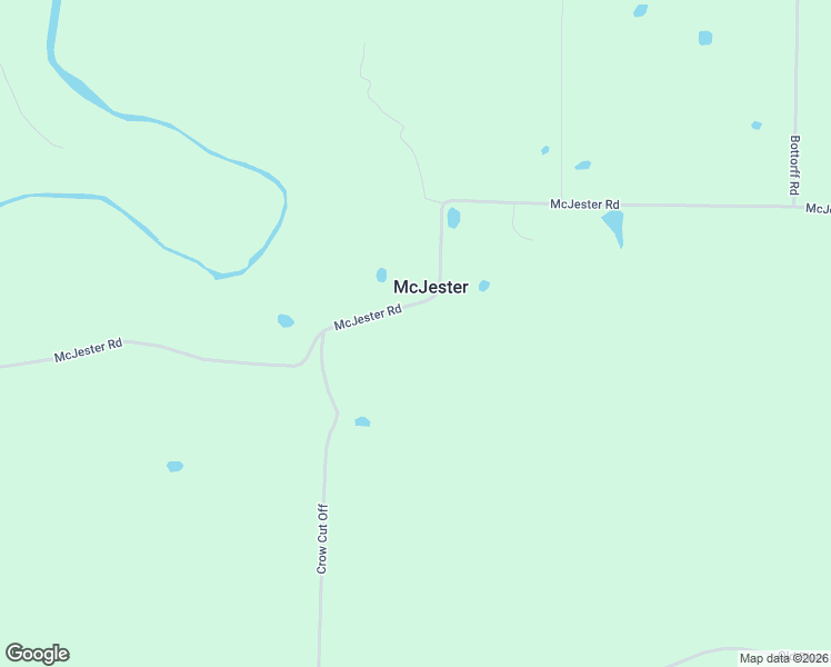 map of restaurants, bars, coffee shops, grocery stores, and more near 1845 McJester Road in Pangburn