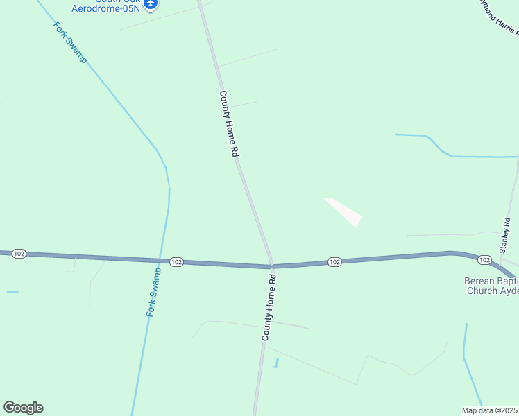 map of restaurants, bars, coffee shops, grocery stores, and more near 6857 County Home Road in Winterville