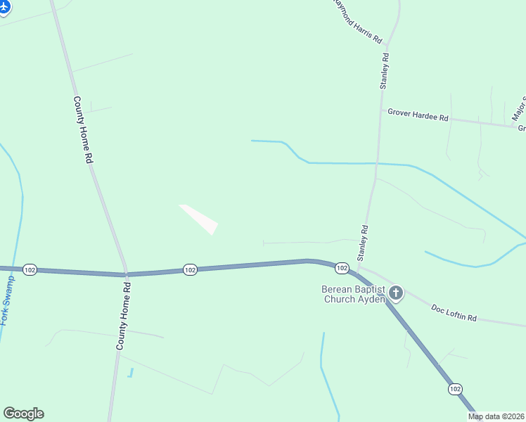 map of restaurants, bars, coffee shops, grocery stores, and more near 2351 North Carolina 102 in Winterville