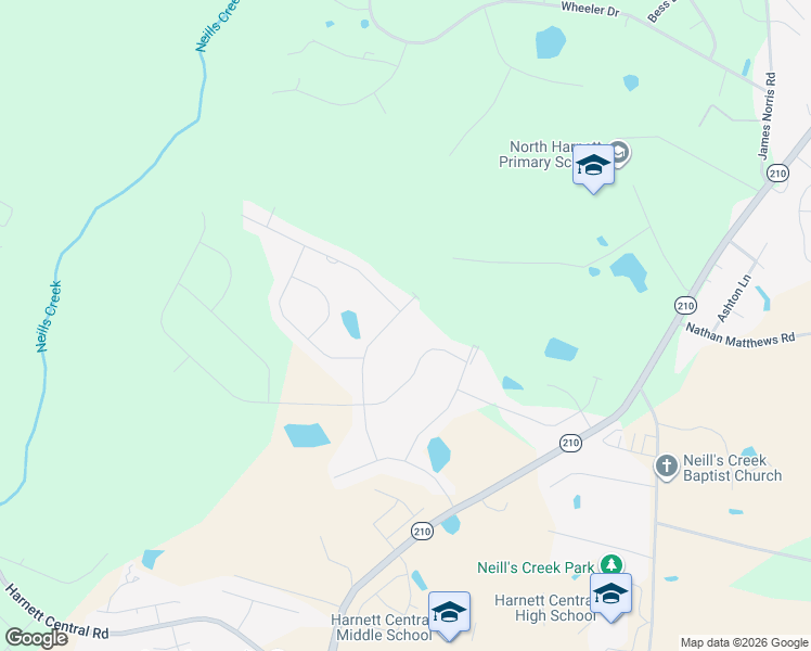 map of restaurants, bars, coffee shops, grocery stores, and more near in Angier