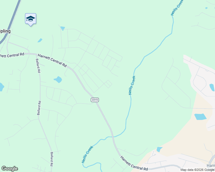 map of restaurants, bars, coffee shops, grocery stores, and more near 985 State Road 2215 in Fuquay-Varina