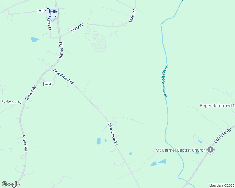 map of restaurants, bars, coffee shops, grocery stores, and more near 3888 Cline School Road in Concord