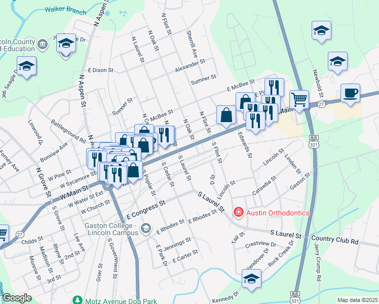 518 East Main Street, Lincolnton NC Walk Score