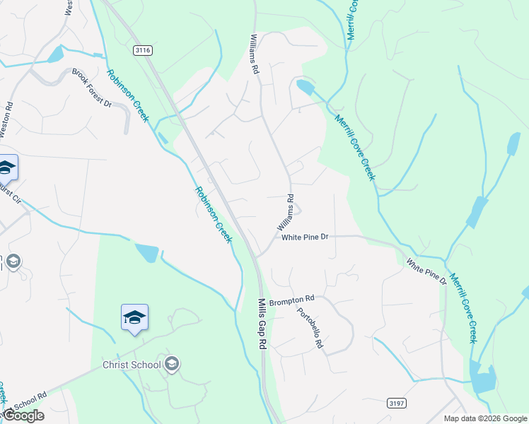 map of restaurants, bars, coffee shops, grocery stores, and more near 10 Carter Crest Lane in Fletcher
