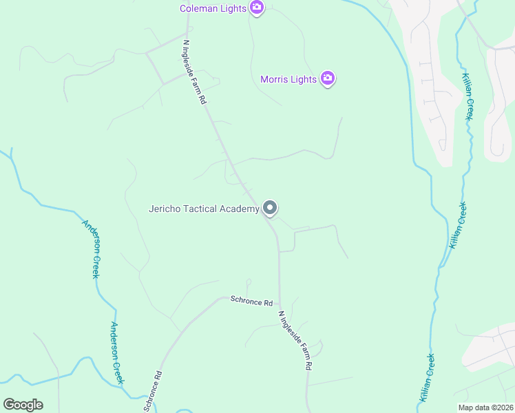map of restaurants, bars, coffee shops, grocery stores, and more near 864 North Ingleside Farm Road in Iron Station