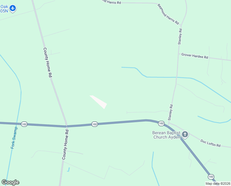 map of restaurants, bars, coffee shops, grocery stores, and more near 2331 North Carolina 102 in Winterville