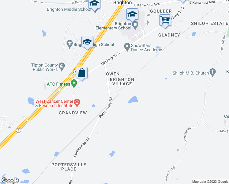 map of restaurants, bars, coffee shops, grocery stores, and more near 256 Brighton Village Loop in Brighton