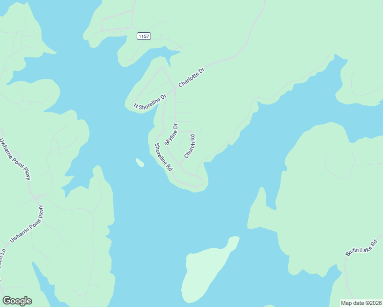 map of restaurants, bars, coffee shops, grocery stores, and more near 167 Church Road in New London