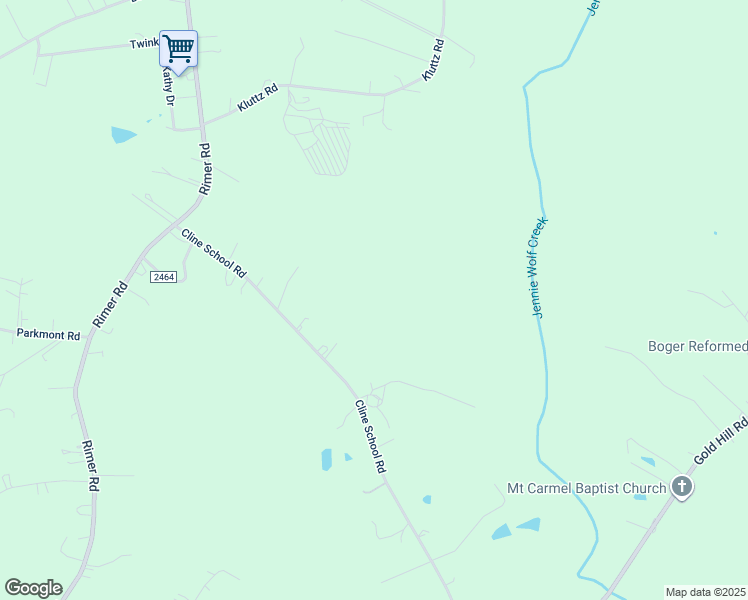 map of restaurants, bars, coffee shops, grocery stores, and more near 3888 Cline School Road in Concord