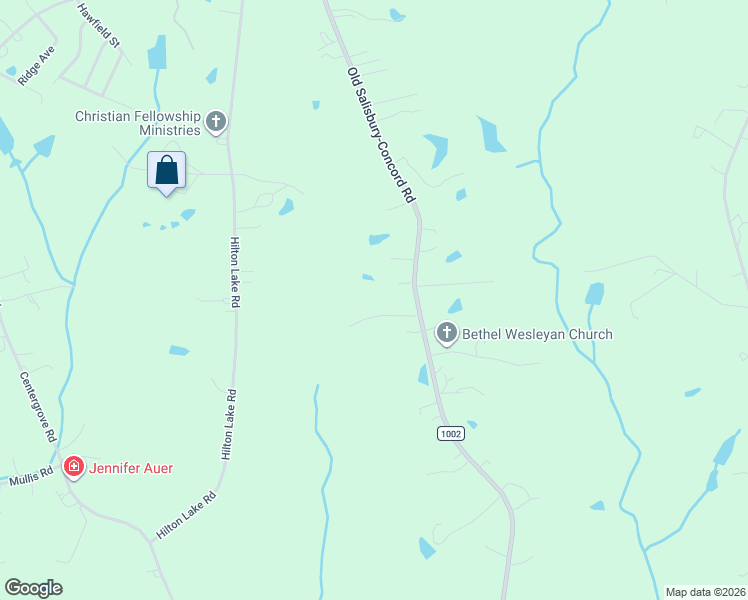 map of restaurants, bars, coffee shops, grocery stores, and more near 4123 Old Salisbury-Concord Road in Kannapolis