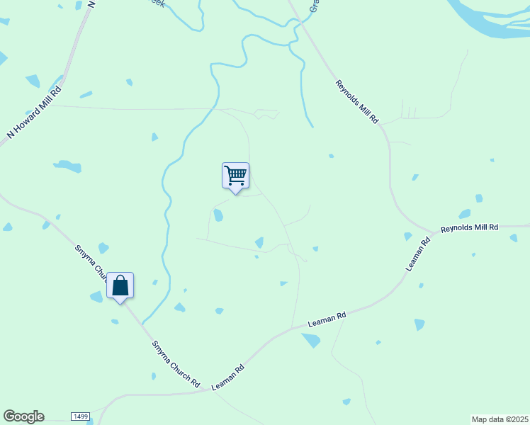 map of restaurants, bars, coffee shops, grocery stores, and more near Maness Road in Moore County