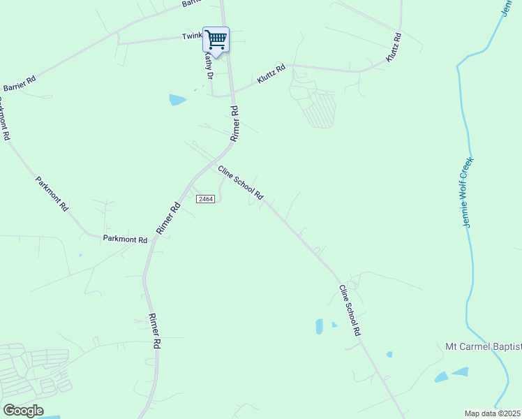 map of restaurants, bars, coffee shops, grocery stores, and more near 4127 Cline School Road in Concord