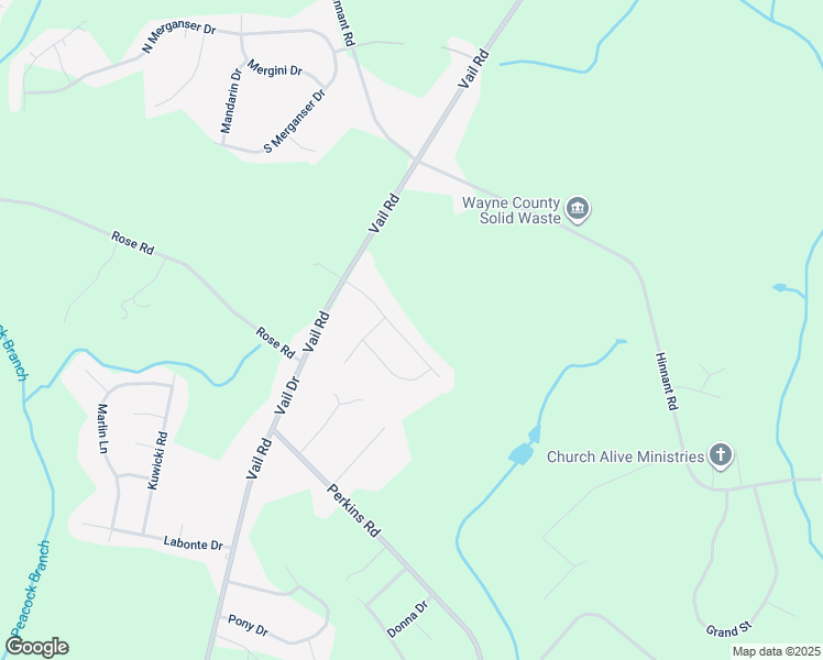 map of restaurants, bars, coffee shops, grocery stores, and more near 205 Pear Tree Lane in Pikeville