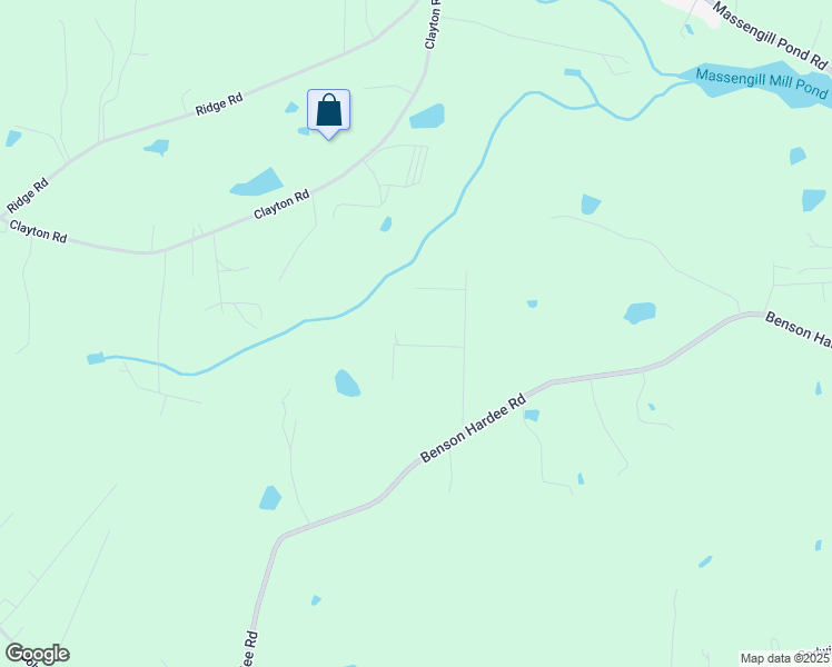 map of restaurants, bars, coffee shops, grocery stores, and more near 108 Walton Circle in Benson