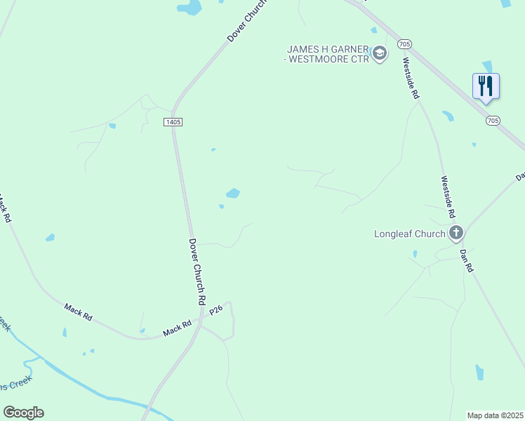 map of restaurants, bars, coffee shops, grocery stores, and more near 228 Dunlap Drive in Seagrove