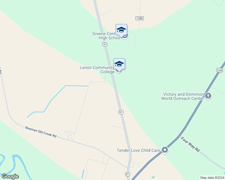 map of restaurants, bars, coffee shops, grocery stores, and more near 707 North Carolina 91 in Snow Hill