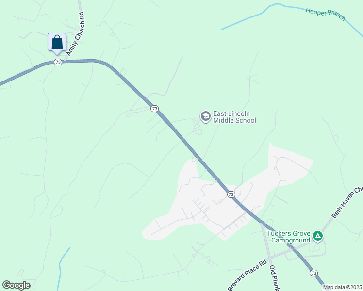 map of restaurants, bars, coffee shops, grocery stores, and more near 107 Planters Row Road in Iron Station