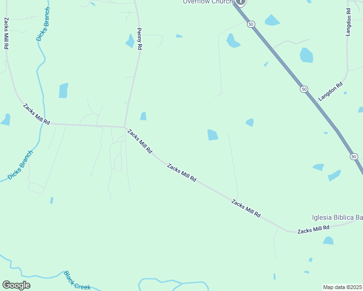 map of restaurants, bars, coffee shops, grocery stores, and more near 2888 Zacks Mill Road in Angier