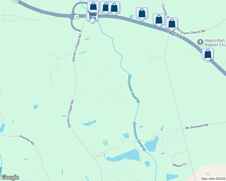 map of restaurants, bars, coffee shops, grocery stores, and more near 349 Pepperdam Street in Smithfield