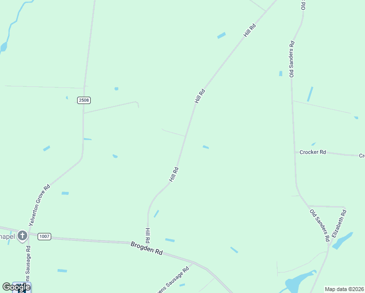 map of restaurants, bars, coffee shops, grocery stores, and more near Hill Road in Smithfield