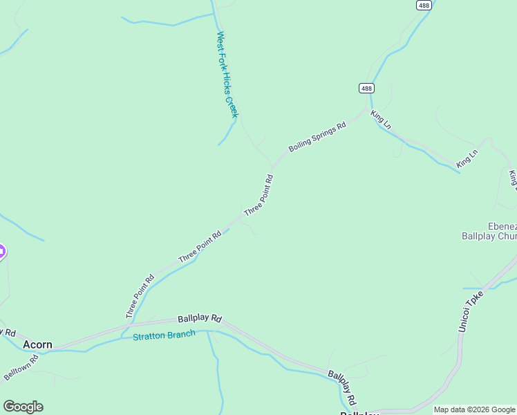 map of restaurants, bars, coffee shops, grocery stores, and more near 235 Three Point Road in Vonore