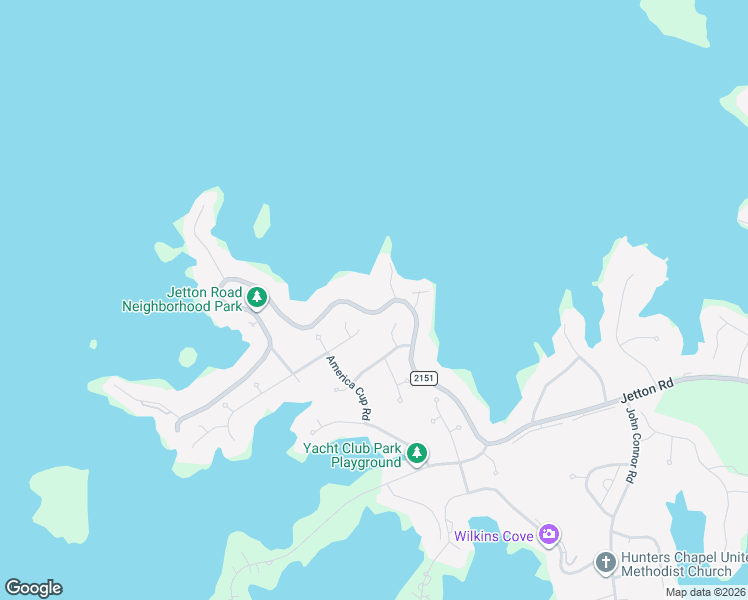 map of restaurants, bars, coffee shops, grocery stores, and more near 16419 Jetton Road in Cornelius