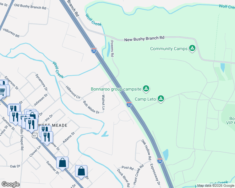 map of restaurants, bars, coffee shops, grocery stores, and more near 89 Grass Land Street in Manchester