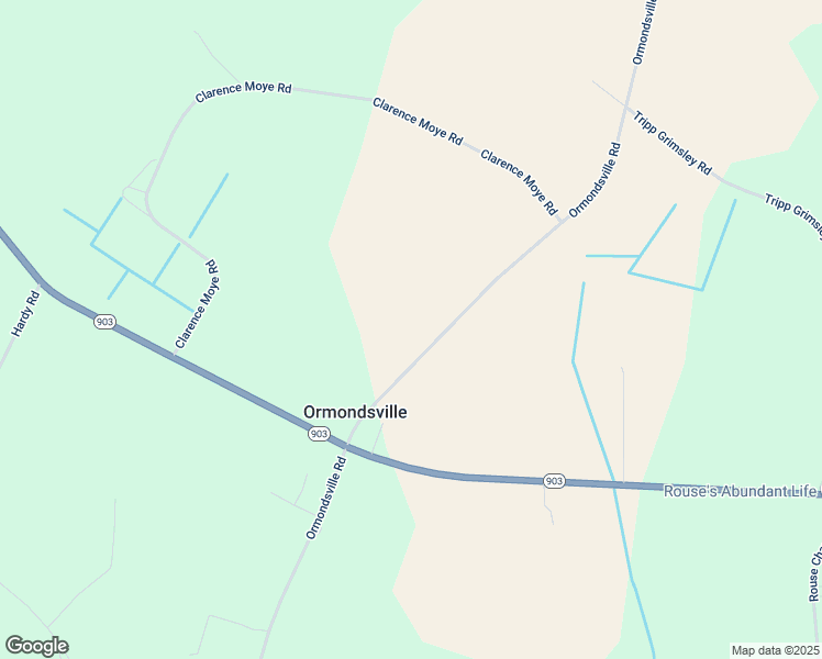 map of restaurants, bars, coffee shops, grocery stores, and more near 3971 Ormondsville Road in Ayden
