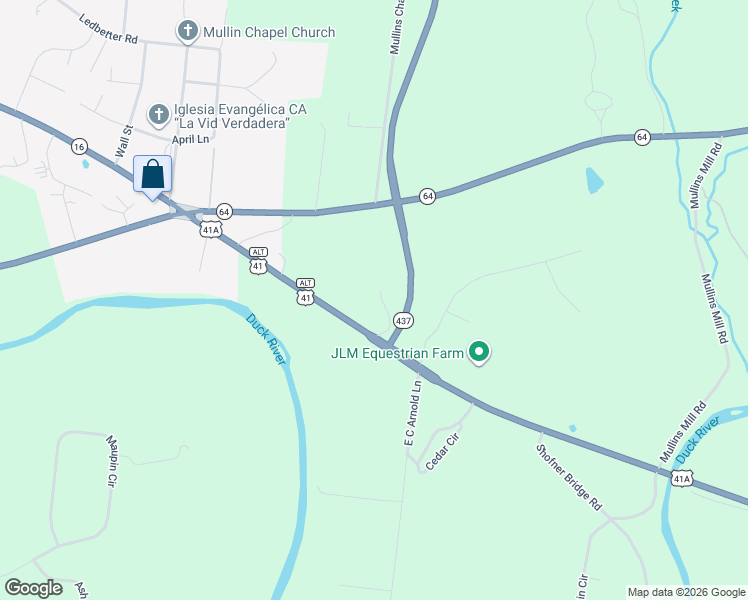 map of restaurants, bars, coffee shops, grocery stores, and more near 2213 Highway 41a South in Shelbyville