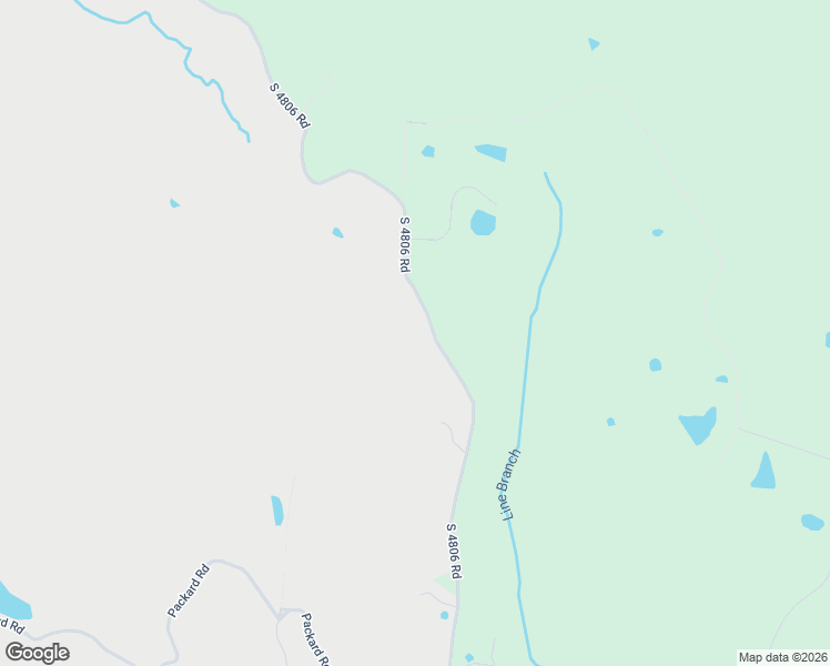 map of restaurants, bars, coffee shops, grocery stores, and more near Blue Mouse Road in Muldrow