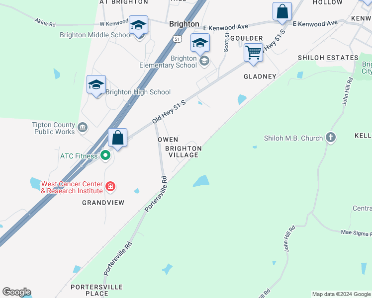 map of restaurants, bars, coffee shops, grocery stores, and more near 48 Brighton Village Loop in Brighton