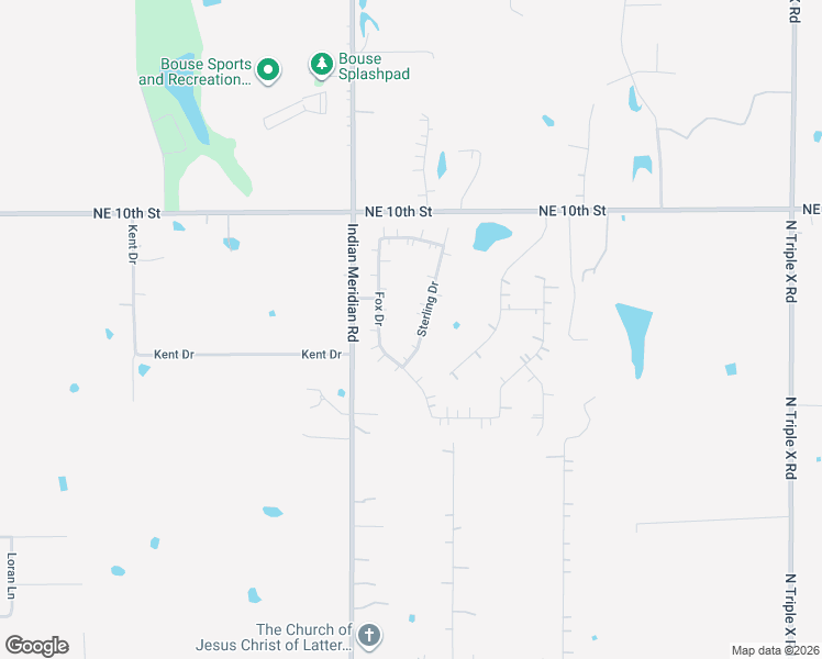 map of restaurants, bars, coffee shops, grocery stores, and more near 797 Sterling Drive in Choctaw