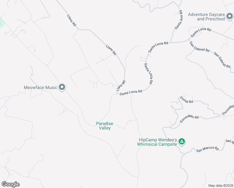 map of restaurants, bars, coffee shops, grocery stores, and more near Santa Lucia Rd & Llano Rd in Atascadero