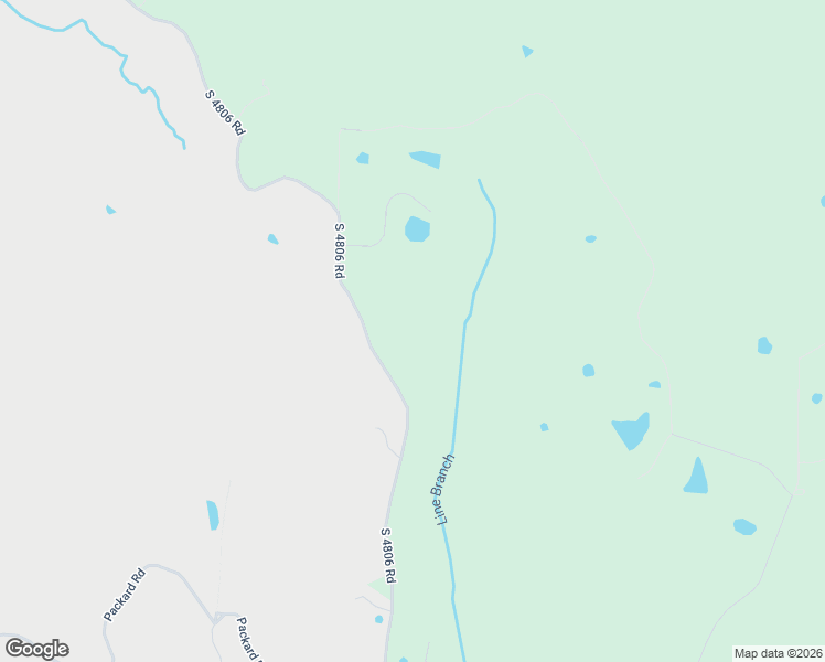 map of restaurants, bars, coffee shops, grocery stores, and more near Blue Mouse Road in Muldrow