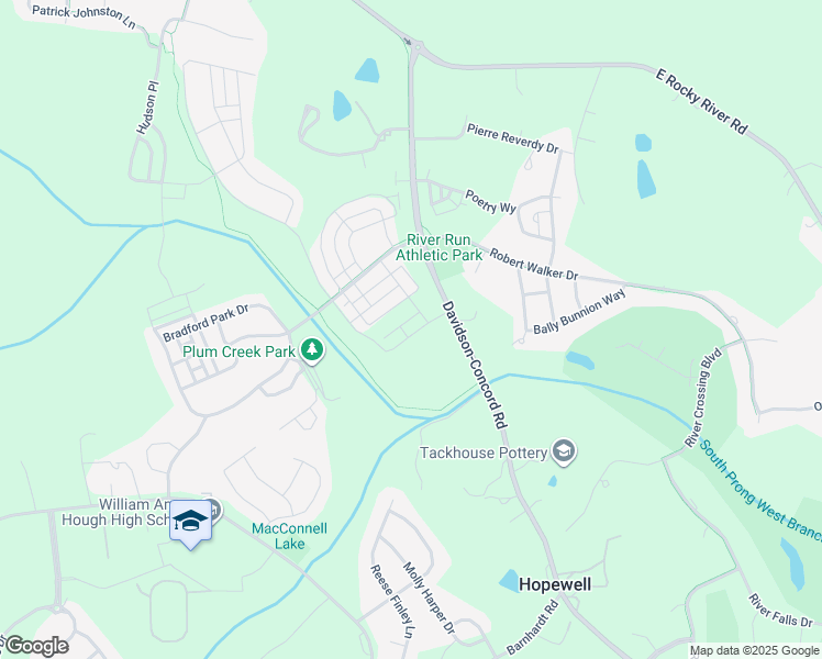 map of restaurants, bars, coffee shops, grocery stores, and more near 11228 Westbranch Parkway in Davidson