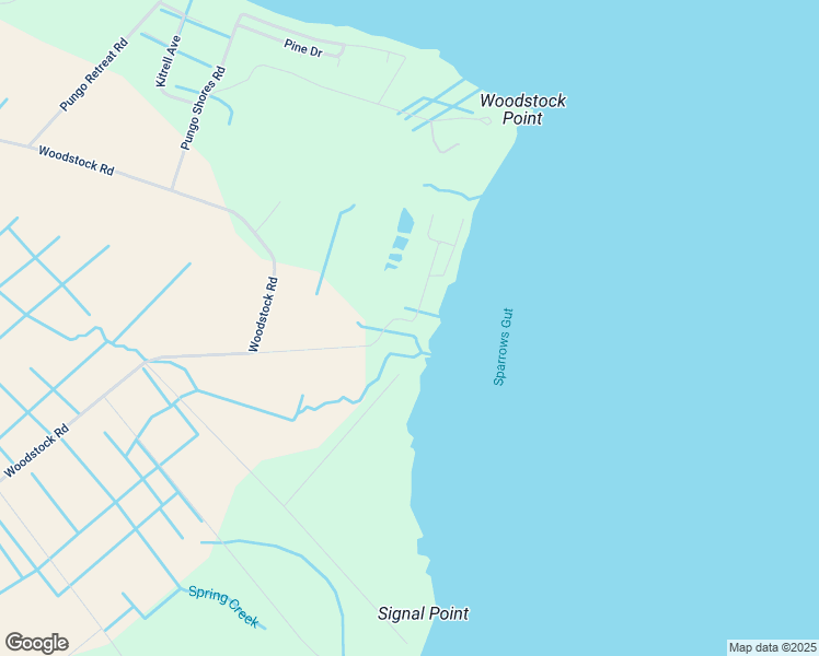 map of restaurants, bars, coffee shops, grocery stores, and more near State Road 1722 in Beaufort County