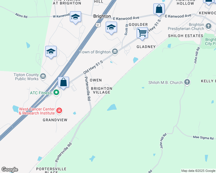 map of restaurants, bars, coffee shops, grocery stores, and more near 122 Brighton Village Loop in Brighton