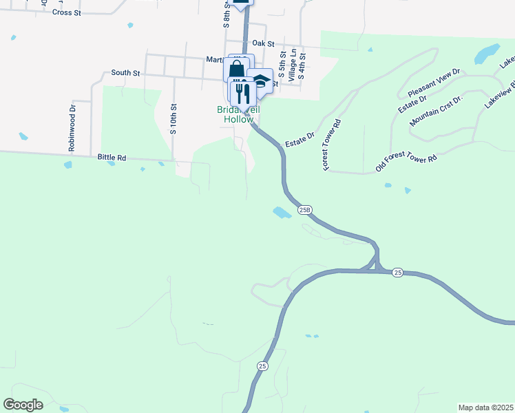 map of restaurants, bars, coffee shops, grocery stores, and more near 1521 South 8th Street in Heber Springs