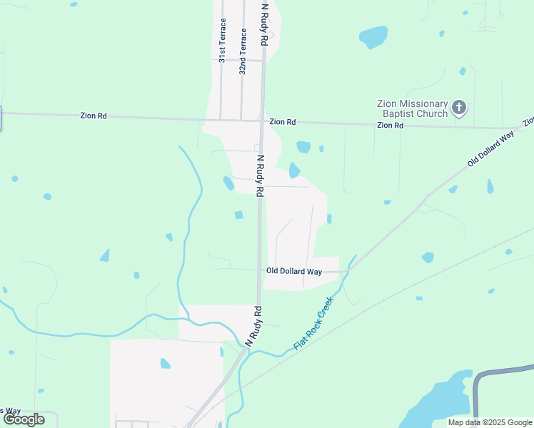 map of restaurants, bars, coffee shops, grocery stores, and more near 2700 North Rudy Road in Van Buren