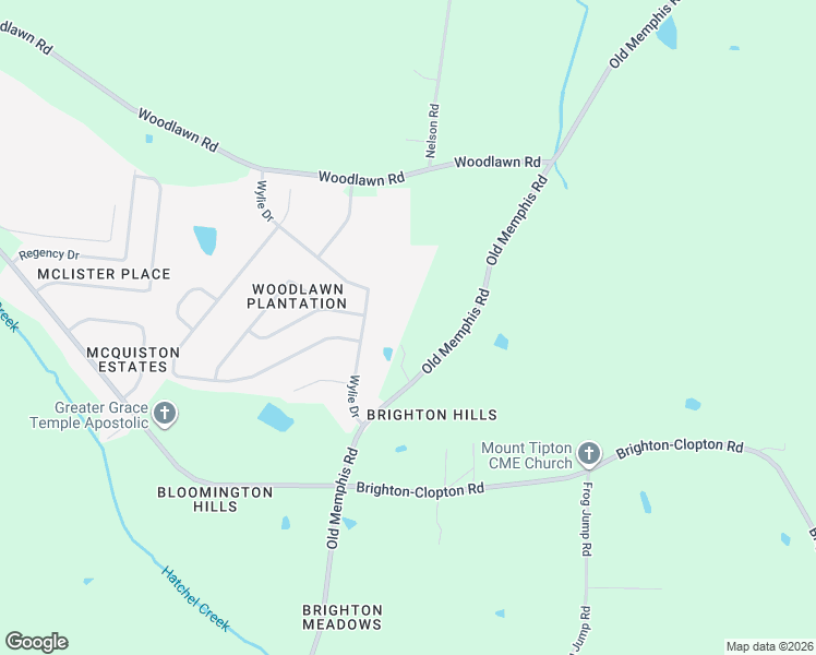 map of restaurants, bars, coffee shops, grocery stores, and more near 5097 Old Memphis Rd in Brighton