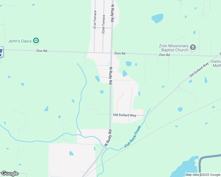 map of restaurants, bars, coffee shops, grocery stores, and more near 2703 North Rudy Road in Van Buren
