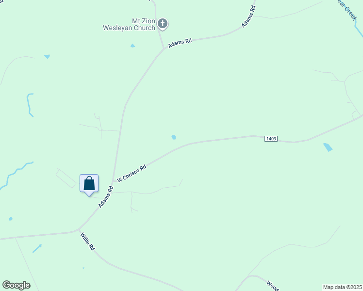 map of restaurants, bars, coffee shops, grocery stores, and more near 2432 West Chrisco Road in Seagrove