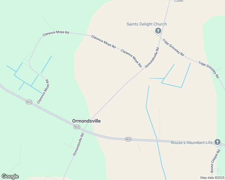 map of restaurants, bars, coffee shops, grocery stores, and more near 4057 Ormondsville Road in Ayden