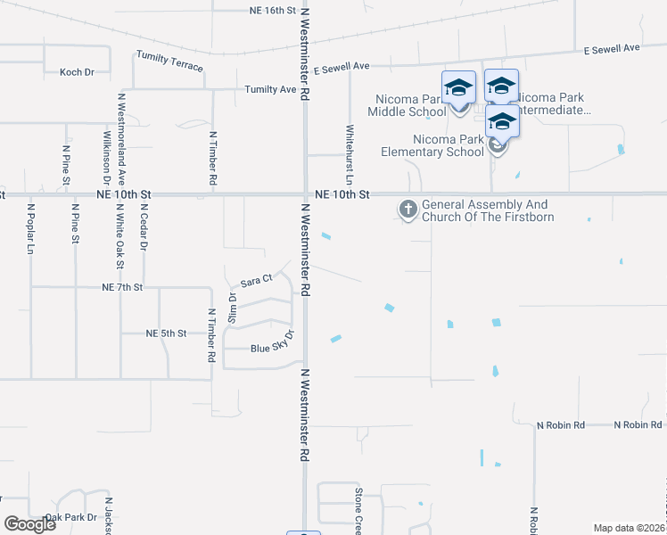map of restaurants, bars, coffee shops, grocery stores, and more near 11092 Ione Drive in Choctaw