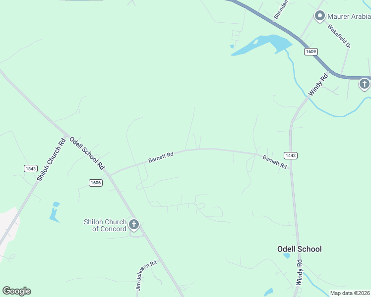 map of restaurants, bars, coffee shops, grocery stores, and more near 9635 Barnett Road in Concord