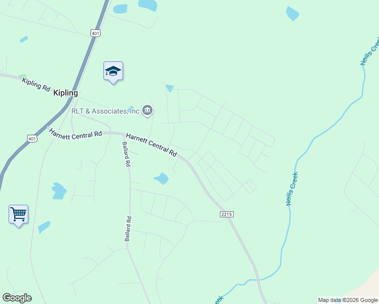 map of restaurants, bars, coffee shops, grocery stores, and more near in Fuquay-Varina