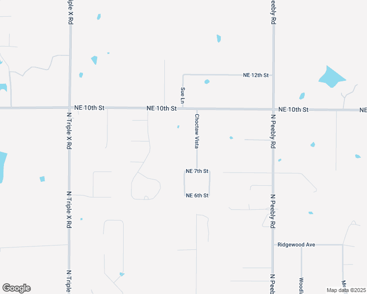 map of restaurants, bars, coffee shops, grocery stores, and more near 931 Choctaw Vista in Choctaw