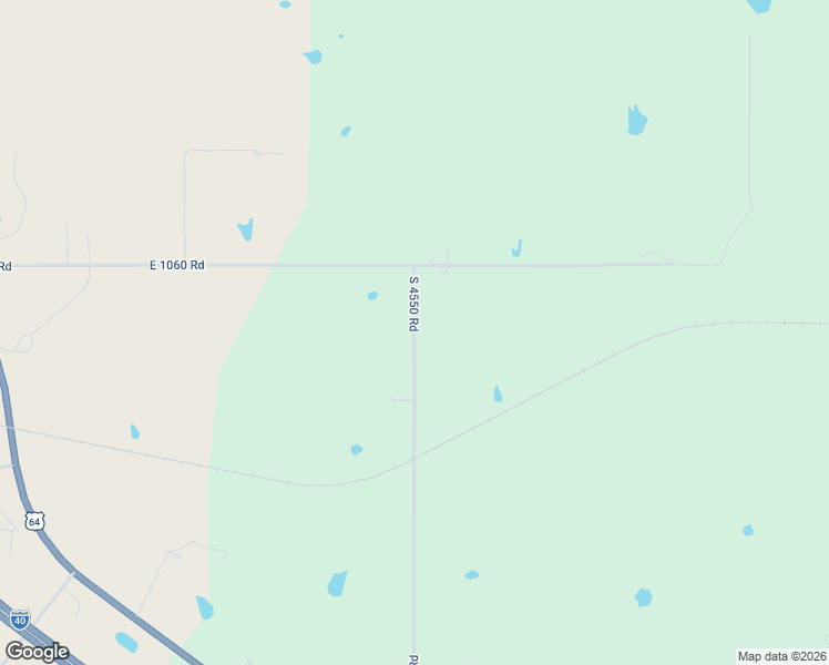 map of restaurants, bars, coffee shops, grocery stores, and more near 106292 South 4550 Road in Vian