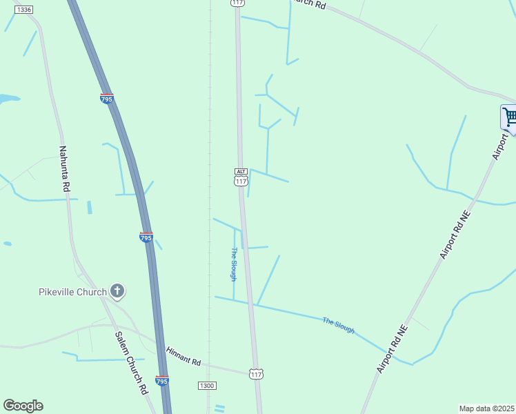 map of restaurants, bars, coffee shops, grocery stores, and more near 4390 U.S. 117 in Pikeville