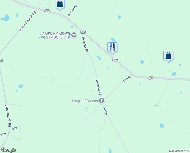 map of restaurants, bars, coffee shops, grocery stores, and more near 330 Westside Road in Robbins